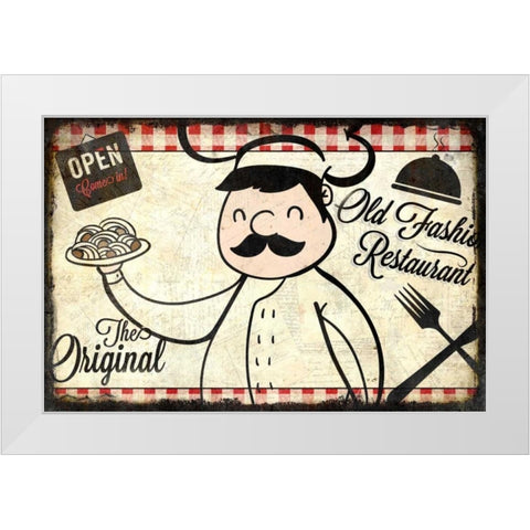 Old Fashioned 2 White Modern Wood Framed Art Print by Allen, Kimberly