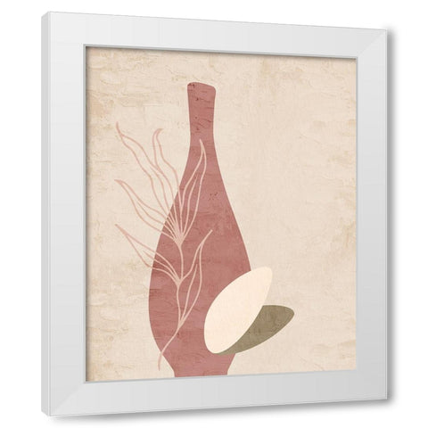 Vase 1 White Modern Wood Framed Art Print by Allen, Kimberly