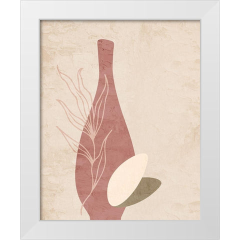 Vase 1 White Modern Wood Framed Art Print by Allen, Kimberly