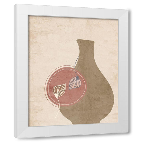 Vase 2 White Modern Wood Framed Art Print by Allen, Kimberly