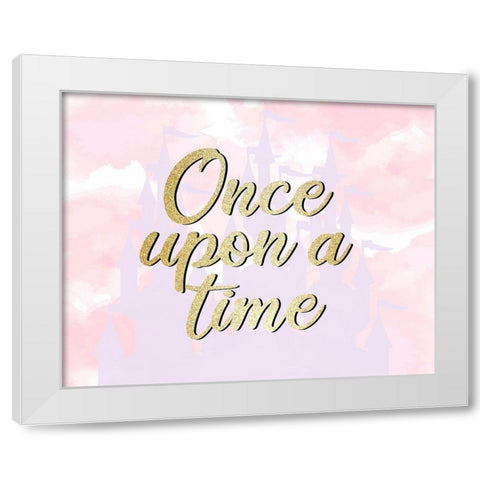 Once Upon a Time White Modern Wood Framed Art Print by Allen, Kimberly