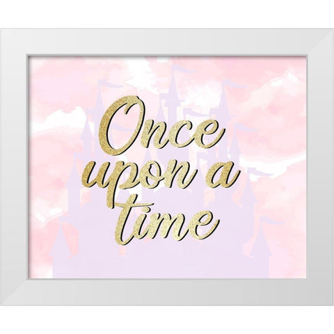 Once Upon a Time White Modern Wood Framed Art Print by Allen, Kimberly