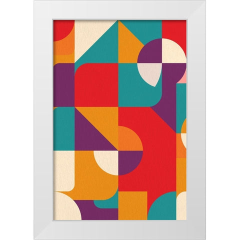 Vision 2 White Modern Wood Framed Art Print by Allen, Kimberly