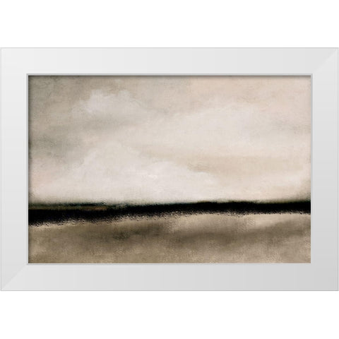 Dusk White Modern Wood Framed Art Print by Allen, Kimberly