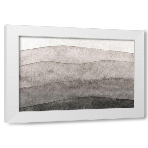 In the Hills White Modern Wood Framed Art Print by Allen, Kimberly