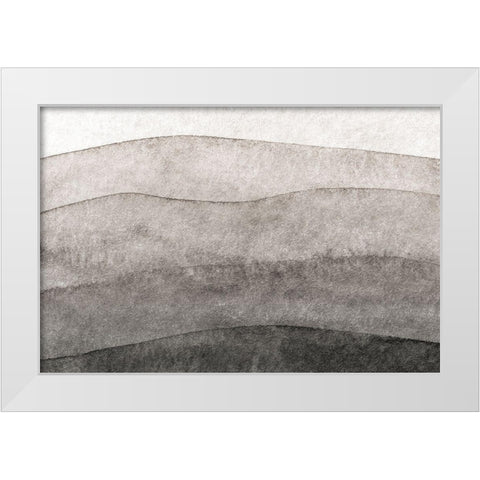 In the Hills White Modern Wood Framed Art Print by Allen, Kimberly
