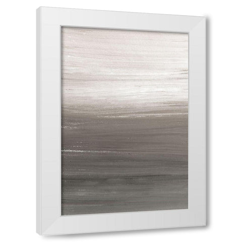 Strokes White Modern Wood Framed Art Print by Allen, Kimberly