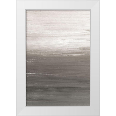 Strokes White Modern Wood Framed Art Print by Allen, Kimberly