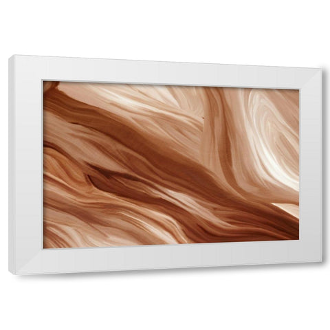 Sands White Modern Wood Framed Art Print by Allen, Kimberly