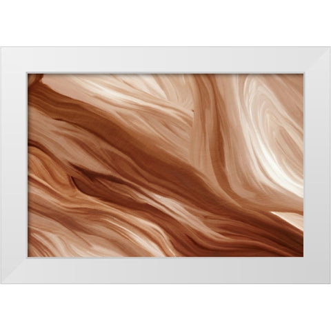 Sands White Modern Wood Framed Art Print by Allen, Kimberly