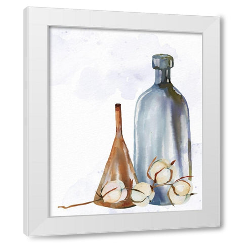 Cotton Vase 2 White Modern Wood Framed Art Print by Allen, Kimberly