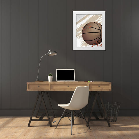 Sport Life 4 White Modern Wood Framed Art Print by Allen, Kimberly