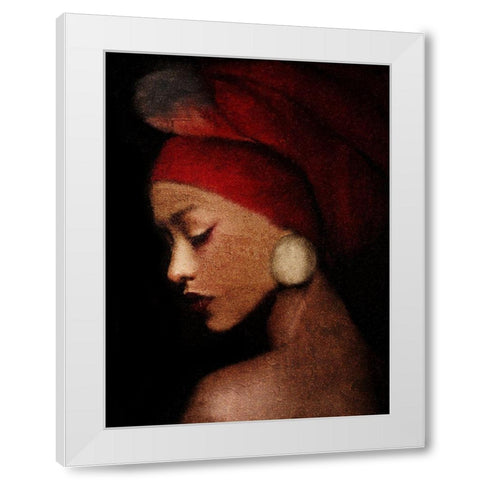 Reflect White Modern Wood Framed Art Print by Allen, Kimberly