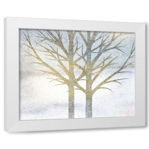 Blue Days 2 White Modern Wood Framed Art Print by Allen, Kimberly