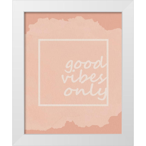 Kind Vibes 3 White Modern Wood Framed Art Print by Allen, Kimberly