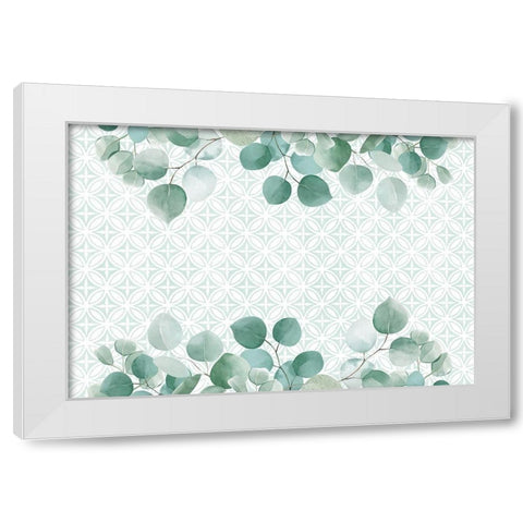 Eucalyptus Mood 2 White Modern Wood Framed Art Print by Allen, Kimberly