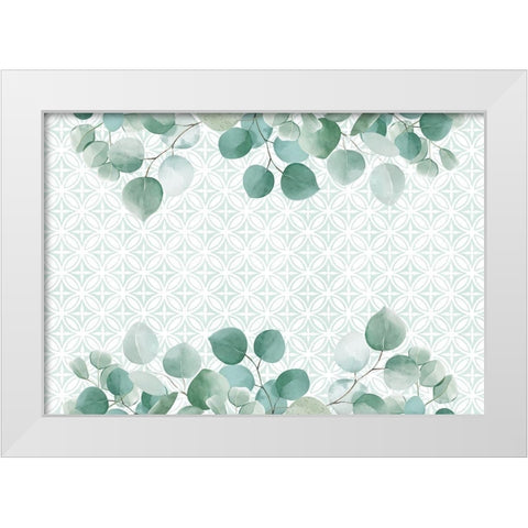 Eucalyptus Mood 2 White Modern Wood Framed Art Print by Allen, Kimberly