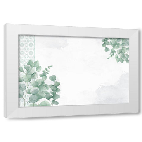 Eucalyptus Mood 3 White Modern Wood Framed Art Print by Allen, Kimberly