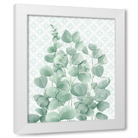 Eucalyptus Mood 4 White Modern Wood Framed Art Print by Allen, Kimberly