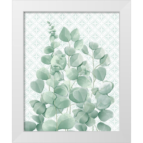 Eucalyptus Mood 4 White Modern Wood Framed Art Print by Allen, Kimberly