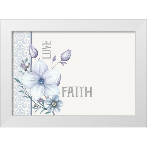 Inspiration 1 White Modern Wood Framed Art Print by Allen, Kimberly