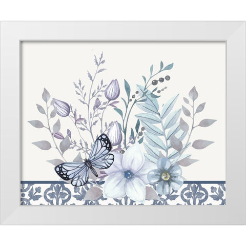 Inspiration 4 White Modern Wood Framed Art Print by Allen, Kimberly