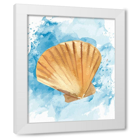 Coast Shell 3 White Modern Wood Framed Art Print by Allen, Kimberly