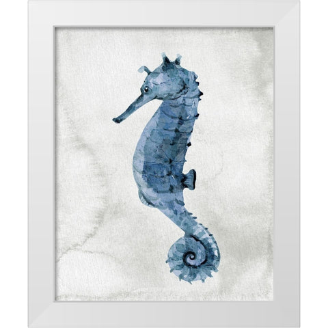 Sea Life 1 White Modern Wood Framed Art Print by Allen, Kimberly