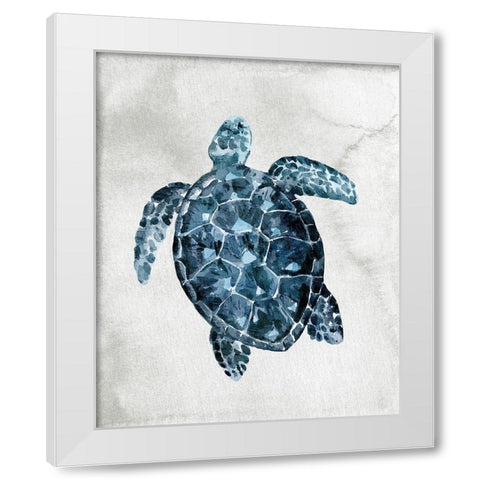 Sea Life 2 White Modern Wood Framed Art Print by Allen, Kimberly