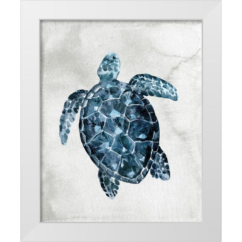 Sea Life 2 White Modern Wood Framed Art Print by Allen, Kimberly