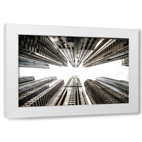 Skyscraper White Modern Wood Framed Art Print by Allen, Kimberly