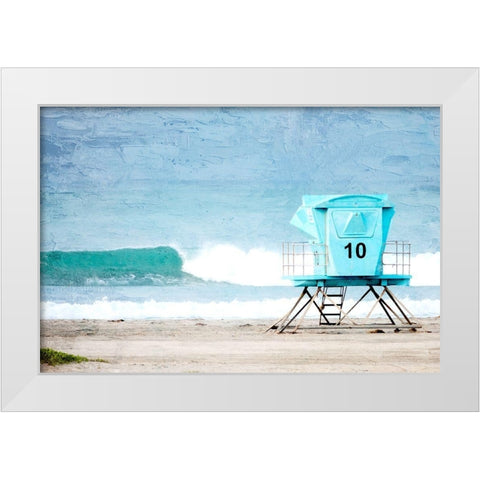 Tower 10 White Modern Wood Framed Art Print by Allen, Kimberly