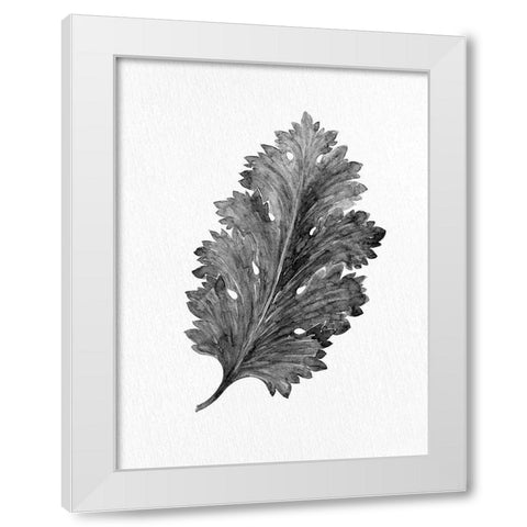 Acanthus Leaf 2 White Modern Wood Framed Art Print by Allen, Kimberly