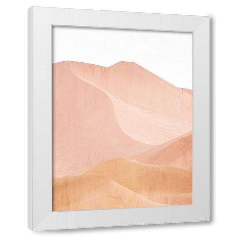 Dusty Dunes White Modern Wood Framed Art Print by Allen, Kimberly