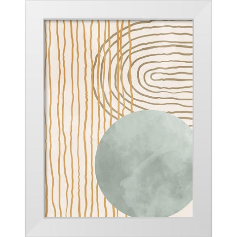 Organic Desert 1 White Modern Wood Framed Art Print by Allen, Kimberly