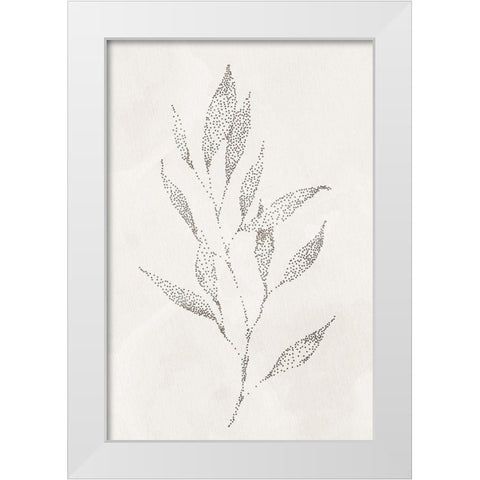 Spotted Botanical 2 White Modern Wood Framed Art Print by Allen, Kimberly