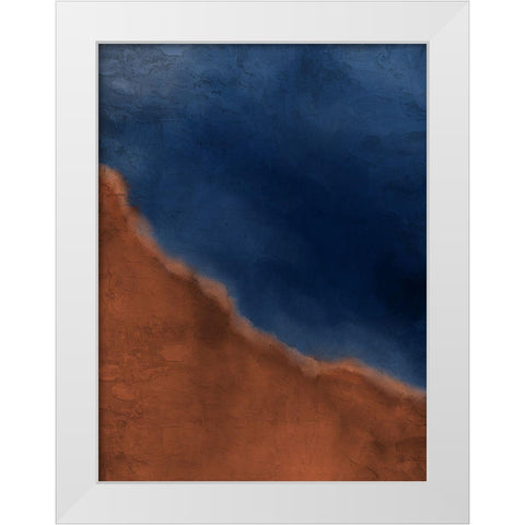 Earth and Sky White Modern Wood Framed Art Print by Allen, Kimberly