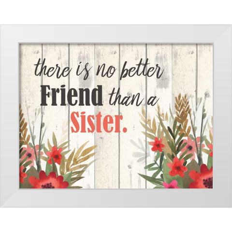 There Is No Better White Modern Wood Framed Art Print by Allen, Kimberly