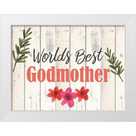 Worlds Best White Modern Wood Framed Art Print by Allen, Kimberly