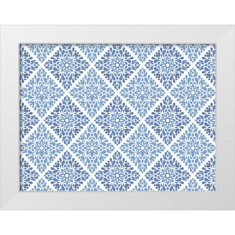 Lemon Tile 13 White Modern Wood Framed Art Print by Allen, Kimberly