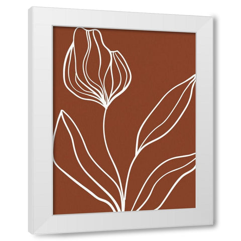 Staged Fall 1 White Modern Wood Framed Art Print by Allen, Kimberly