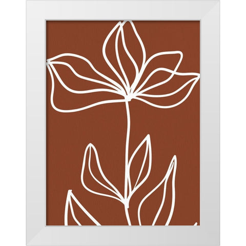 Staged Fall 2 White Modern Wood Framed Art Print by Allen, Kimberly