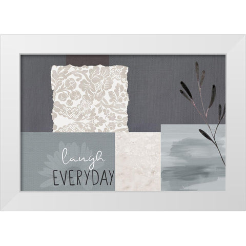 Love Beyond 5 White Modern Wood Framed Art Print by Allen, Kimberly