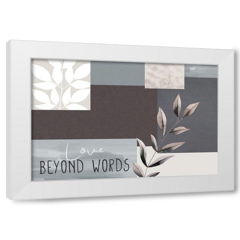 Love Beyond 6 White Modern Wood Framed Art Print by Allen, Kimberly