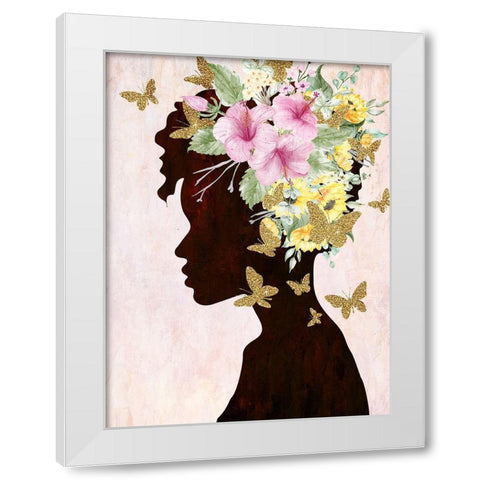 Butterfly Flight 2 White Modern Wood Framed Art Print by Allen, Kimberly