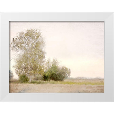 Countryside White Modern Wood Framed Art Print by Allen, Kimberly