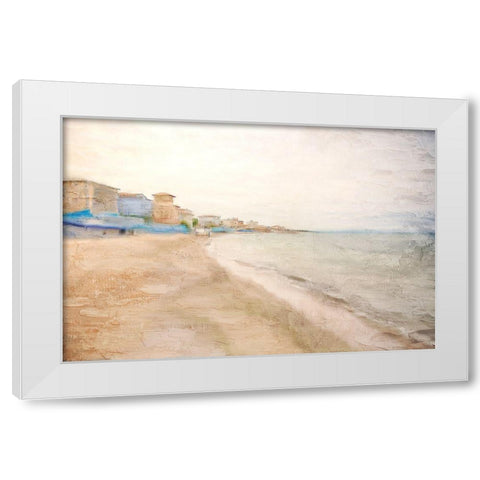 Sea Village White Modern Wood Framed Art Print by Allen, Kimberly