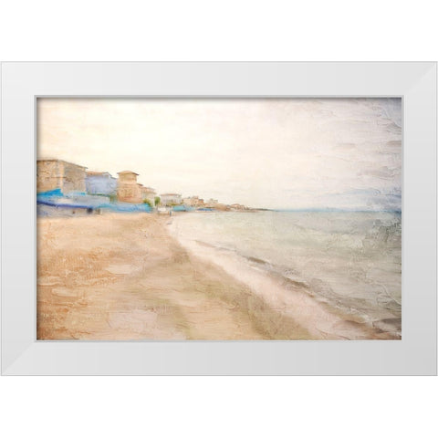 Sea Village White Modern Wood Framed Art Print by Allen, Kimberly