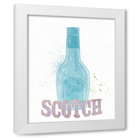 Bottles 2 v2 White Modern Wood Framed Art Print by Allen, Kimberly