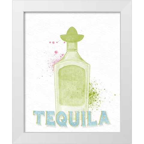 Bottles 3 v2 White Modern Wood Framed Art Print by Allen, Kimberly